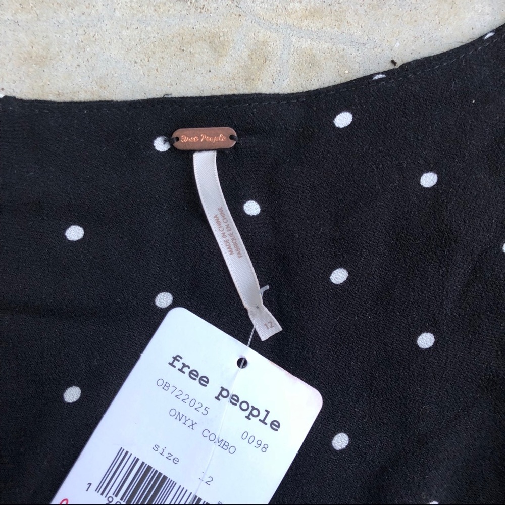💸SOLD💸Free People All Yours Mini Polka Dot Dress - Picture 5 of 7